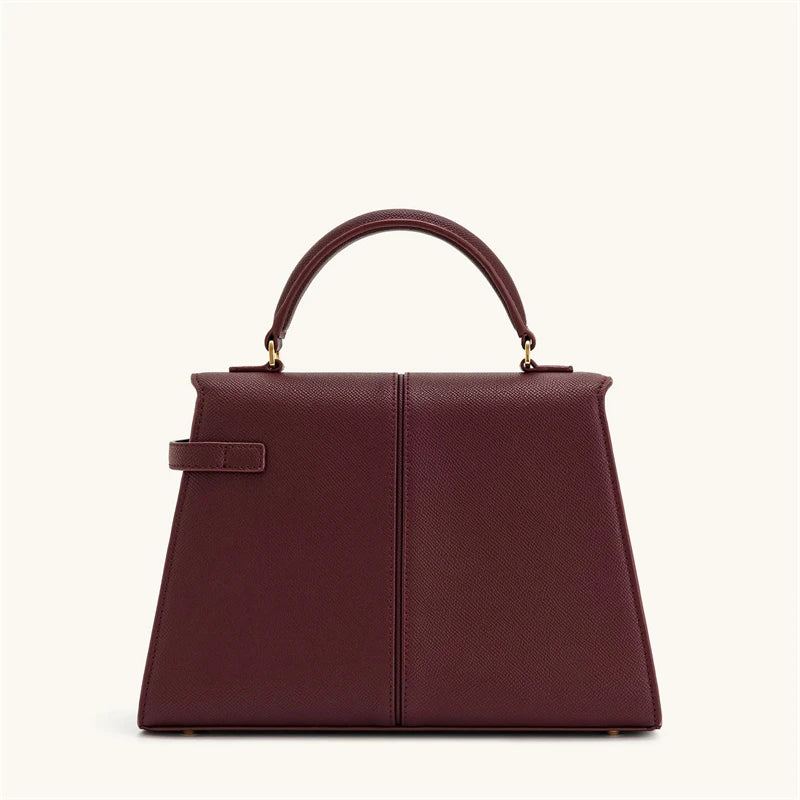 JW PEI Women's Handbag Elise Designer Fashion 2025 New Burgundy Handbag Large Square Crossbody Bag High-end Women's Bag